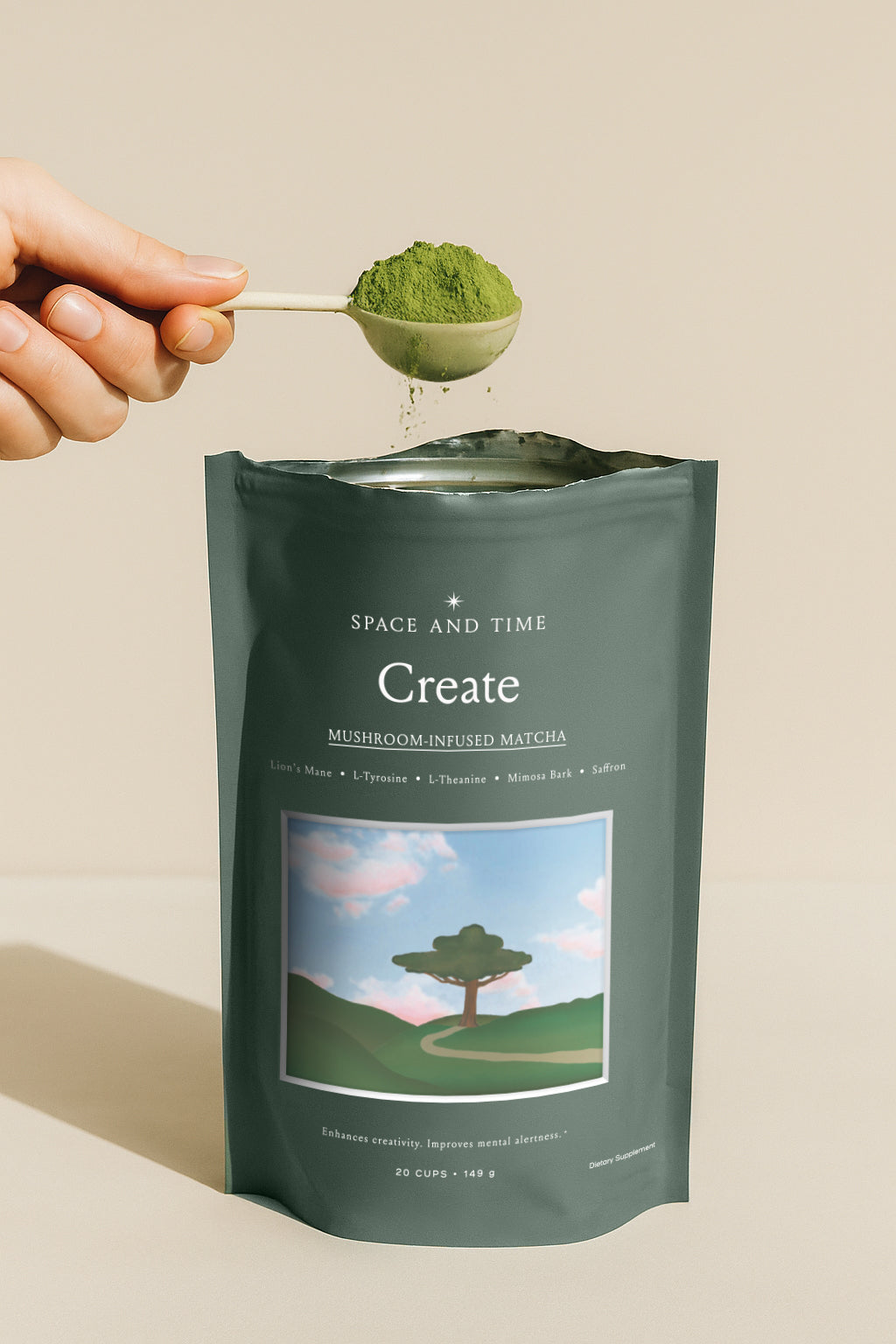 Space and Time Long-Handle Spoon